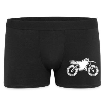 Motocross Bikes Motorcycle Offroad Symbol Logo icon - Men's Boxer Shorts - black - Front