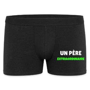 Un Père Extraordinaire - Boxer Homme - noir - Devant