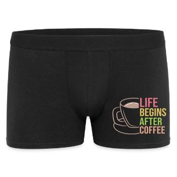 Coffee Cup Statement Coffee Drink Caffeine - Men's Boxer Shorts - black - Front