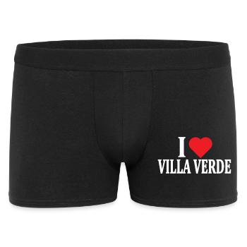 t-shirt Io amo Villa Verde t-shirt Sardinia - Men's Boxer Shorts - black - Front