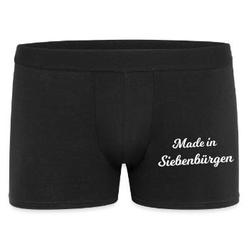 Geboren in Siebenbürgen - Männer Boxer Shorts - Schwarz - Vorne