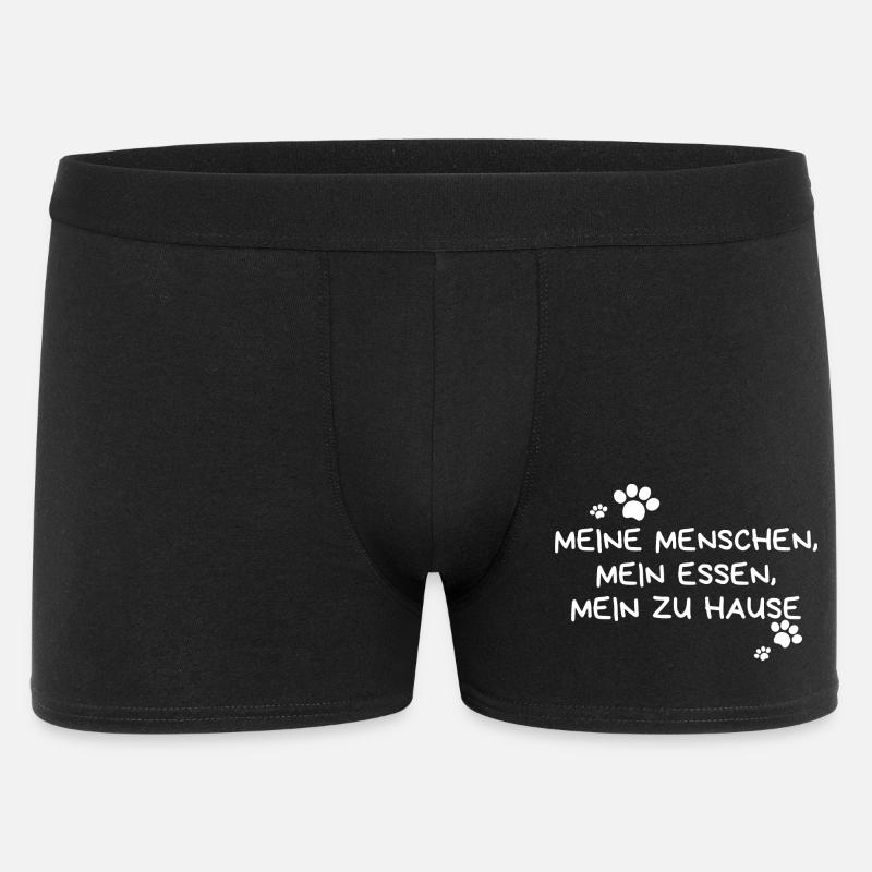Haustier Witz - Männer Boxer Shorts - Schwarz