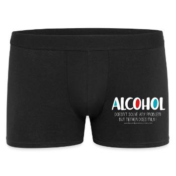 Alcool (foncé) - Boxer Homme - noir - Devant