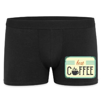 best coffee café Dear Friends Symbol icon Logo - Men's Boxer Shorts - black - Front