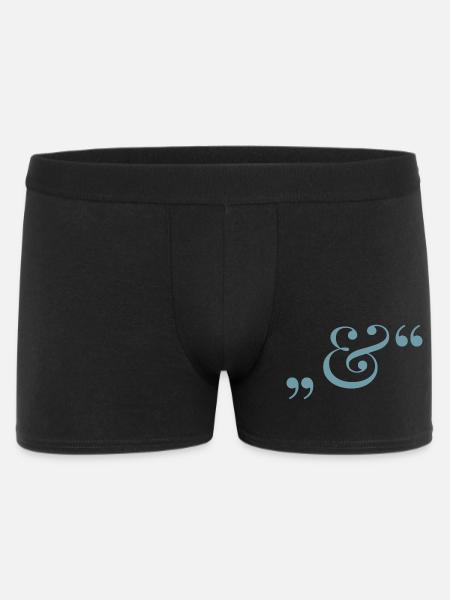 J.H - Männer Boxer Shorts - Schwarz