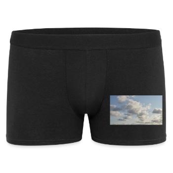 Sky Soft Clouds - Men's Boxer Shorts - black - Front