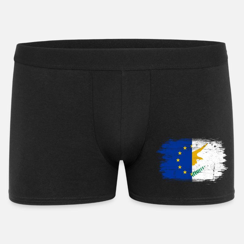 EU Einheit Hand Flagge Kunst - Männer Boxer Shorts - Schwarz