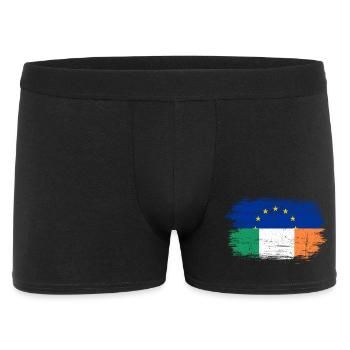 EU Italy Flag Fusion - Men's Boxer Shorts - black - Front