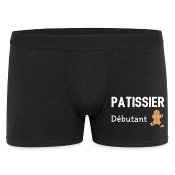 Pâtissier débutant - Boxer Homme - noir - Devant