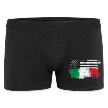 Stars and Tricolore Fusion - Men's Boxer Shorts - black - Front
