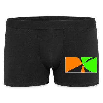 Am Ball bleiben! - Männer Boxer Shorts - Schwarz - Vorne