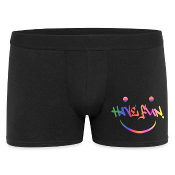 Have fun - Men's Boxer Shorts - black - Front
