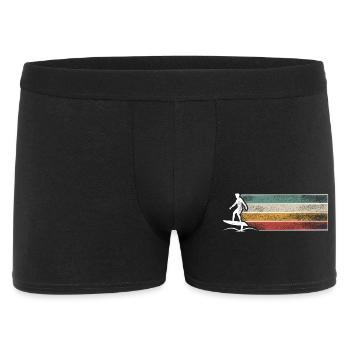 Hydrofoil Surfing Surf Surfer Hydrofoil Surfen - Männer Boxer Shorts - Schwarz - Vorne
