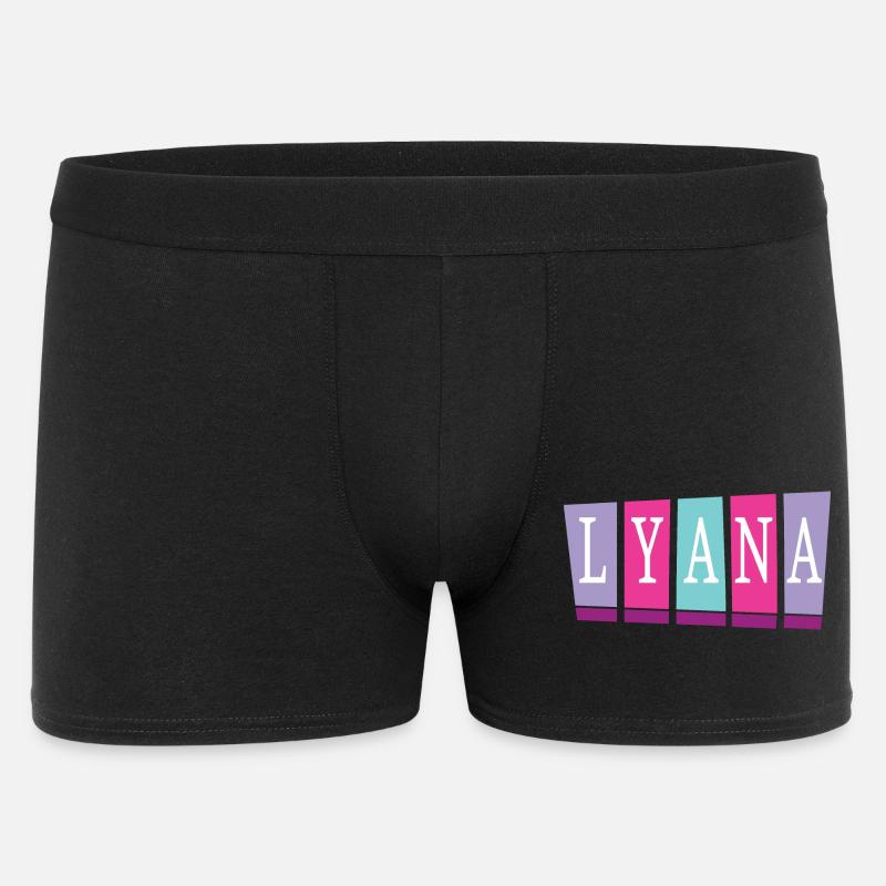 Lyana - Männer Boxer Shorts - Schwarz