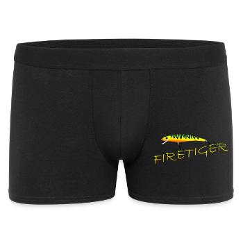 Tigre de feu - Boxer Homme - noir - Devant