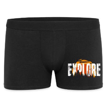 Entdecken Sie Forest Sunrise - Männer Boxer Shorts - Schwarz - Vorne