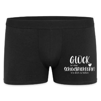 Schiedsrichterin Sport Sportart Schiri Fußball - Männer Boxer Shorts - Schwarz - Vorne