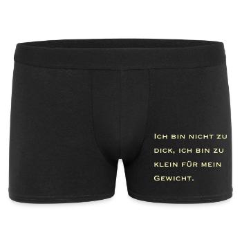 IMG 7276 - Männer Boxer Shorts - Schwarz - Vorne
