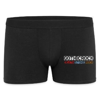 Gothic Rock Musik - Männer Boxer Shorts - Schwarz - Vorne