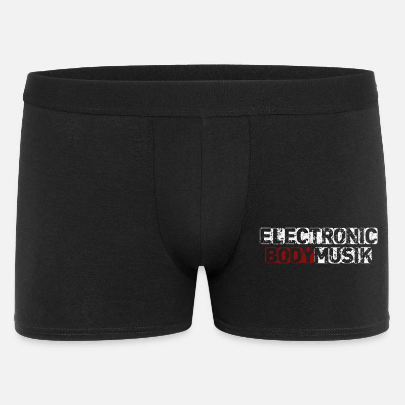 Electronic body music - Männer Boxer Shorts - Schwarz