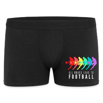 All Roads Lead to Football - Men's Boxer Shorts - black - Front
