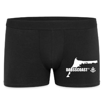 Darss Coast - Dein Statement für den Darß - Männer Boxer Shorts - Schwarz - Vorne