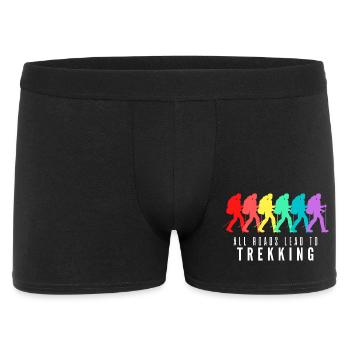 All Roads Lead to Trekking - Boxer Homme - noir - Devant