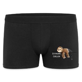 Extreme Chiller Faultier I Chillen - Männer Boxer Shorts - Schwarz - Vorne