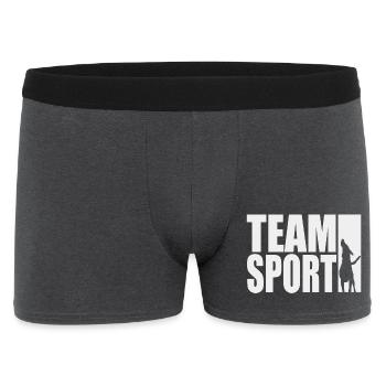 TeamSport Motif Dog Sport IGP Chemise - Boxer Homme - charbon - Devant