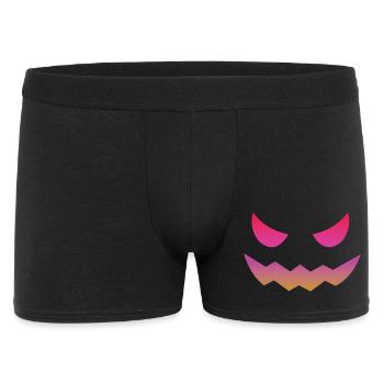 Halloween Pumpkin Design Face Disguises - Men's Boxer Shorts - black - Front