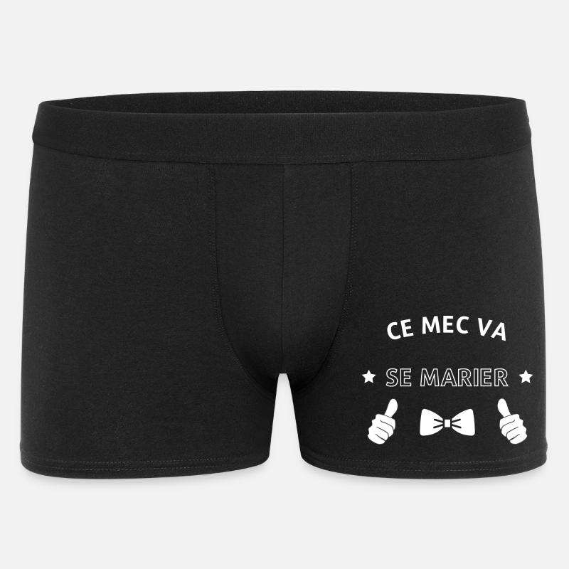 Ce mec va se marier - Boxer Homme - noir