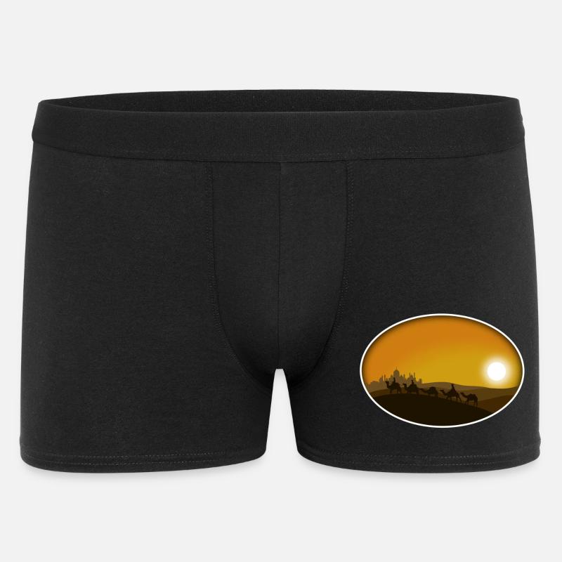 From afar - Männer Boxer Shorts - Schwarz