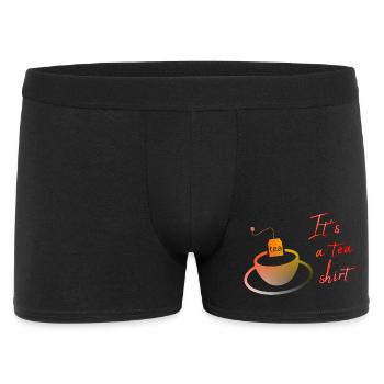 Its Tea Shirt - Men's Boxer Shorts - black - Front