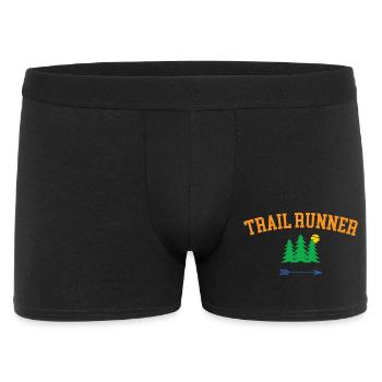 Trail Runner - Men's Boxer Shorts - black - Front