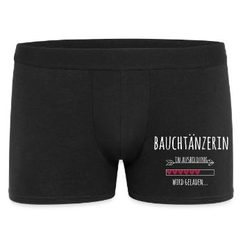 Bauchtanz & Bauchtänzerin in Ausbildung Geschenk - Männer Boxer Shorts - Schwarz - Vorne