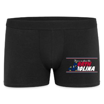 North Carolina gibt es keinen Ort wie diesen - Männer Boxer Shorts - Schwarz - Vorne