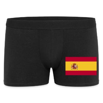 Drapeau de l’Espagne - Boxer Homme - noir - Devant