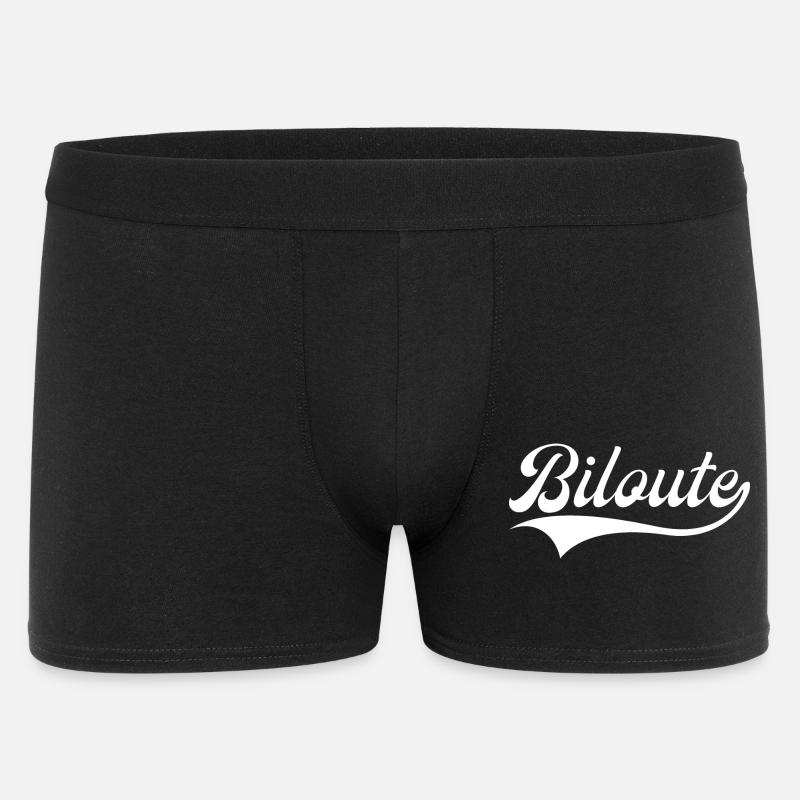Biloute Expression Ch'ti Nordiste - Boxer Homme - noir