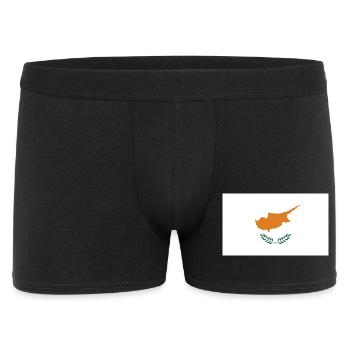 Obtenez nos drapeaux de Chypre maintenant - Boxer Homme - noir - Devant