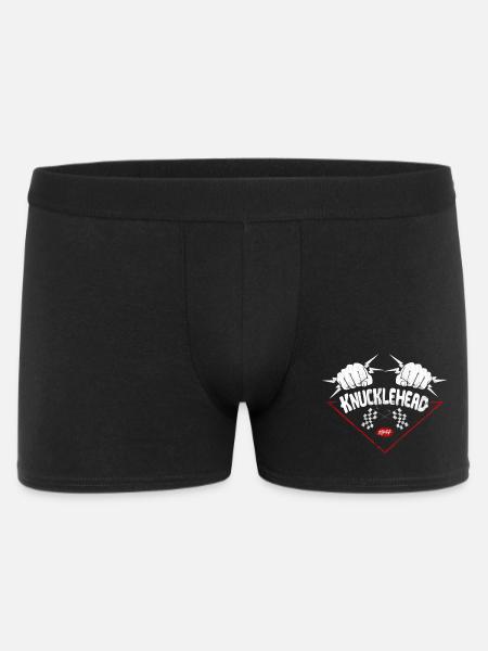 Knucklehead 1947 - Männer Boxer Shorts - Schwarz