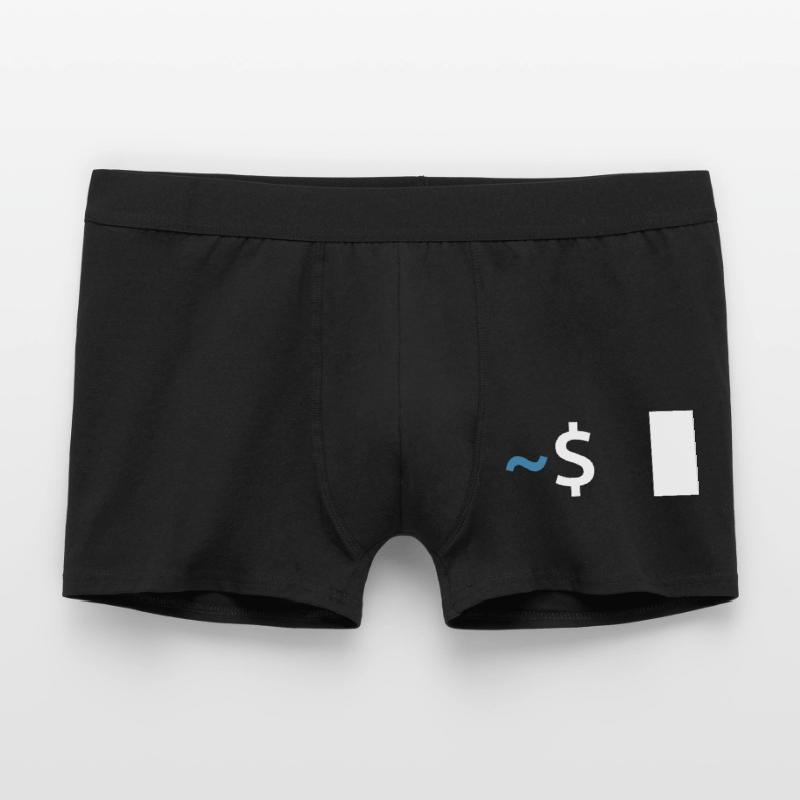 Linux Shell Command Men's Boxer Shorts