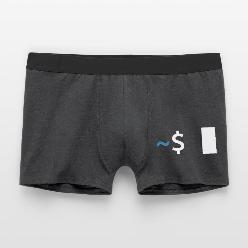 Linux Shell Command Men's Boxer Shorts