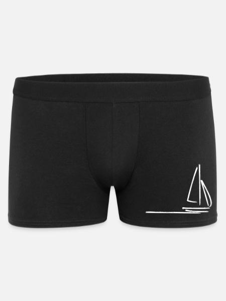Sailing Sailboat Sailor - Men's Boxer Shorts - black