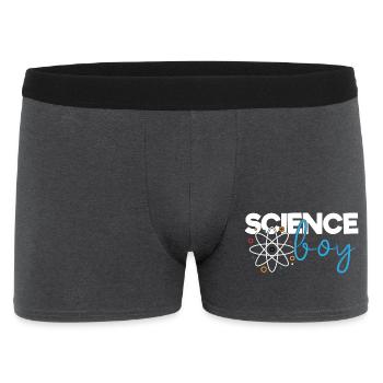 Garçon de science - Boxer Homme - charbon - Devant