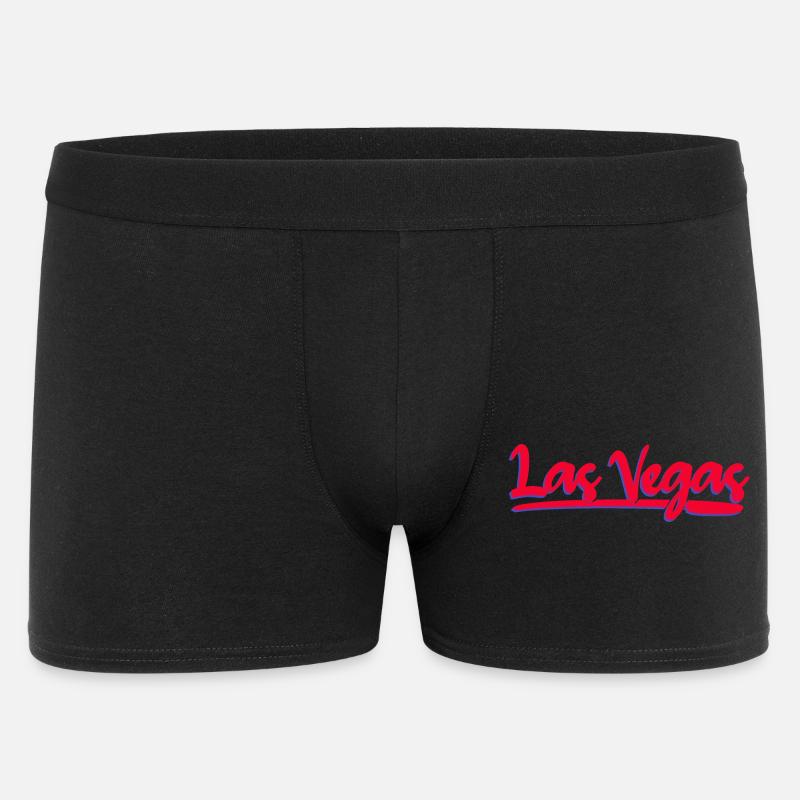 Las Vegas Neon Script - Männer Boxer Shorts - Schwarz