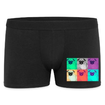 Pop Art Dog Design - Men's Boxer Shorts - black - Front