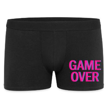 Ambiance arcade néon Game Over - Boxer Homme - noir - Devant