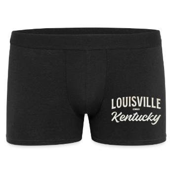 Louisville Kentucky Vintage Lettering - Men's Boxer Shorts - black - Front