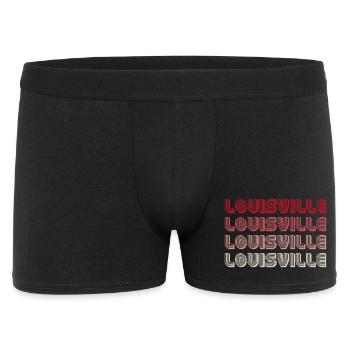 Vintage Louisville États-Unis - Boxer Homme - noir - Devant