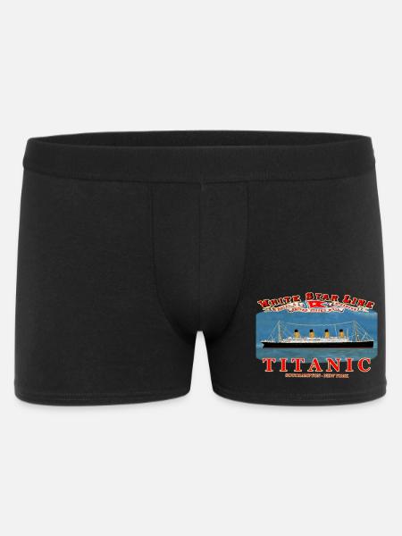 TITANIC CREATION Louis RUNEMBERG © Adagp - Men's Boxer Shorts - black